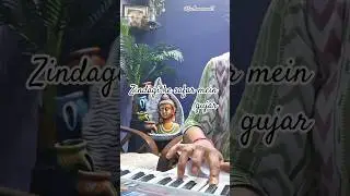 zindagi ke safar mein gujar jatae hai jo #shorts #ytshorts #music #casio #viral #piano #trending