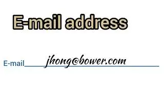 How to Pronounce E-mail address in American English