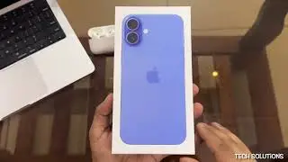 iPhone 16 Plus Unboxing 🔥📦🔥📱| 🎥 4K