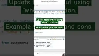 Update table data without WHERE clause | Update MySQL table | #shorts #mysql #mysqltutorials