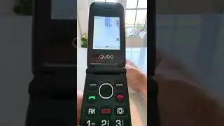 Qubo Téléphone Mobile Flip GSM pour, Téléphone simple pour senior