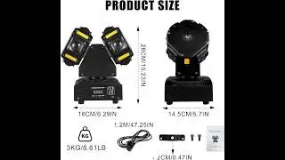 Why you choose BOSYTRO 120W Stage Lights Moving Head Lights❓