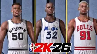 NBA 2K26 Next Gen- All NBA Legends Face Scans! [PS5, Xbox Series]