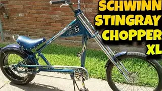Обзор велосипеда CHOPPER BICYCLE XL SCHWINN STINGRAY /// (видео на английском языке)