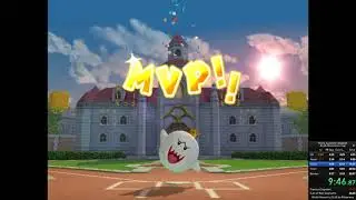 Mario Superstar Baseball Mushroom Any % Insane Run Lost on Bowser