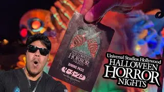 TRYING OUT THE NEW DINING PASS AT HALLOWEEN HORROR NIGHTS HOLLYWOOD 2025!
