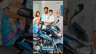 CONGRATS🎉🙌😍 TARUN BAJAJ 9944022660 #pulsar #pulsar150  #tarunbajaj #bikedelivery #happy #new #bike