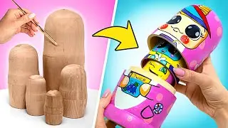 Colora e Personalizza la tua Matrioska Trasformandola in un Personaggio Unico! 🎨✨