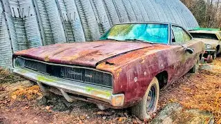 Abandoned American Muscle Cars Around The World 2025 - Junkyard Musclecars - Rusty Abandoned cars