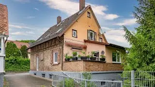 Sch&ouml;nes Fachwerkhaus mit idyllischem Garten und Bachlauf zum Verkauf in Heppenheim Kirschhausen