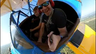 Barn storming in a WACO UPF-7!