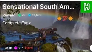 Sensational South America Ultimate Challenge Quiz Answer | HICH GK Quiz | Earn in Pound | GK Quiz
