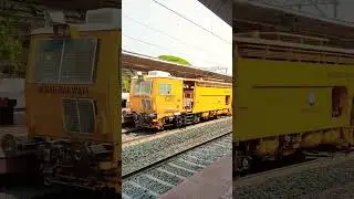 Track Maintenance Train on action#indianrailways #train#railtrack #maintenance #trending#shortvideo