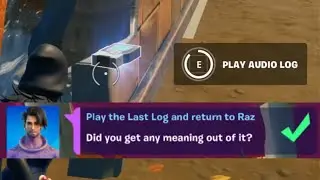 Play the LAST LOG and Return to RAZ! Fortnite The Spire Quest Challenges Guide!