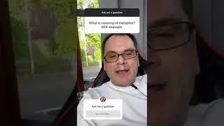What&rsquo;s the meaning of METAPHOR with an example with English Teacher Ajarn Ken