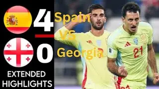 &ldquo;Spanish Storm: Spain Thrashes Georgia 4&ndash;0 in WCQ 2025 Showdown 🔥⚽