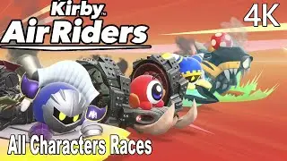 Kirby Air Riders All Characters Races 4K (Global Test Ride)