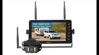 Haloview BT7 RV Backup Camera Wireless FHD 1080P Rearview Full-Color Cam, 7