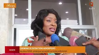 Sara Ahoui NDEKE re&ccedil;oit un prix d'honneur pour ses exploits sur le plan professionnel.