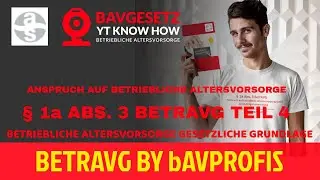 ⚒️BETRAVG § 1a ABS 3 - [ANSPRUCH AUF RIESTER FÖRDERUNG IN DER BETRIEBLICHEN ALTERSVORSORGE] TEIL4