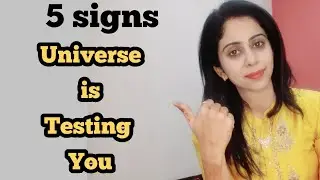 5 SIGNS:  UNIVERSE TEST LE RAHE HAI AAPKI..🦋