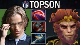 OG.TOPSON MONKEY KING WITH 16 KILLS & ECHO SABRE - DOTA 2 GAMEPLAY