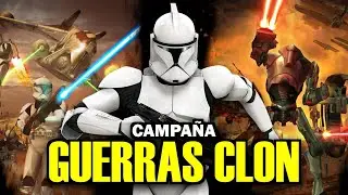 STAR WARS BATTLEFRONT Classic: CAMPAÑA de las GUERRAS CLON 【Completa】
