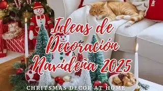 ИДЕИ РОЖДЕСТВЕНСКОГО УКРАШЕНИЯ ДЛЯ ДОМА 2025🎄 Рождественские украшения #Рождество #украшение