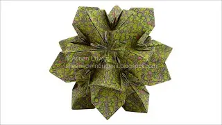 Origami Kusudama (Aileen Edwin) Video Tutorial *HD*