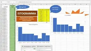 Istogramma con foglio elettronico