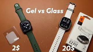 How to Install Screen Protector on Apple Watch Ultra/2 & Series 7,8,9 (Spigen Glass vs No-Name)