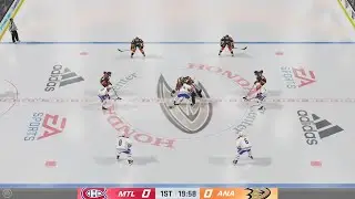 NHL 21 Gameplay Anaheim Ducks vs Montreal Canadiens
