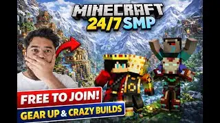 24/7 Minecraft PUBLIC SMP LIVE  | JAVA +BEDROCK/PE || #minecraft #minecraftsmp #smp