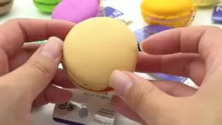 cute beige macaron squishy