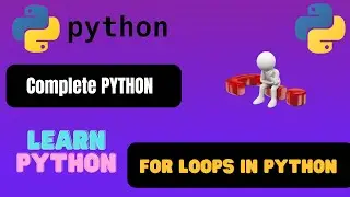 For Loops in Python | Python Programming|  MH Coding