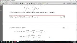 Mth603 lec 35  by Mubarak Ali