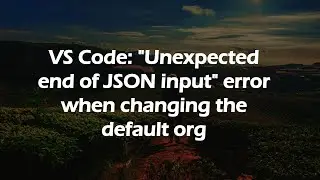 VS Code: 