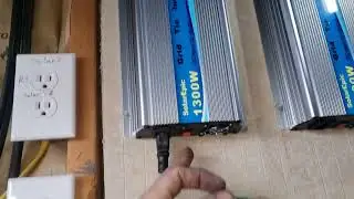 подключаем и запускаем солничную электростанцию/connect and launch the solar power station