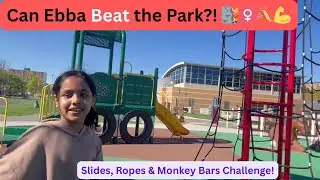 Ebba's Fun Park Adventure! 🧗&zwj;♀️🛝 Rope Bridges, Monkey Bars & More | EBBATIME