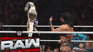 WWE 2K25 - Asuka Staredowns Rhea Ripley Ahead Of Royal Rumble Title Match - Raw 19/1/2026