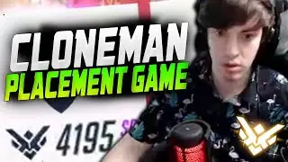 CLONEMAN16 REINHARDT - FINAL PLACEMENTS GAME! [ OVERWATCH SEASON 22 ]