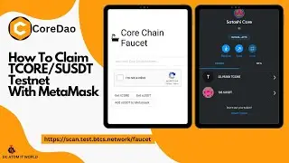 How To Claim TCore & sUSDT Faucet