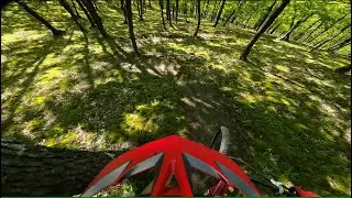 Blame Canada's french switchbacks - Schit Drobeta MTB Trail