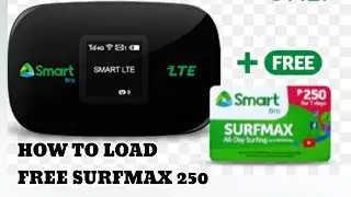 HOW TO LOAD SMARTBRO LTE POCKET WIFI | FREE LOAD |