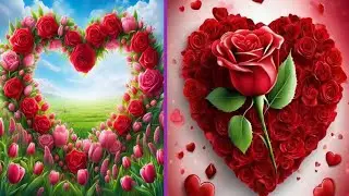 Beautiful Heart Shape Flower 🌺🌻🌹🌷Images| Flowers🌸🌺🌻🌹🌷🌼💐 Picture🖼️. 