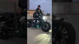 Hacker Mayhem on Indian Scout Bobber