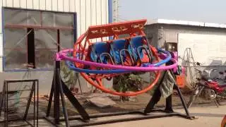 6 seats back to back Human Gyroscope - amusement rides