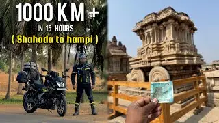 Shahada to Hampi in One Day! | NS200 South India Bike Ride | EP 1 #ns200 #viral 