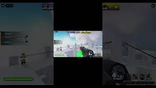 360 sniper shot in Roblox Rivals  #rivals #roblox #shorts