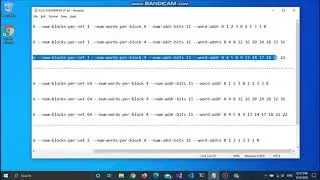 CA assignment (using cache simulator)